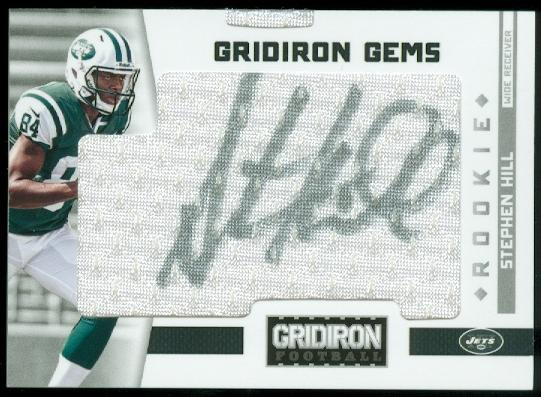2012 Gridiron #334 Stephen Hill JSY AU/299 RC