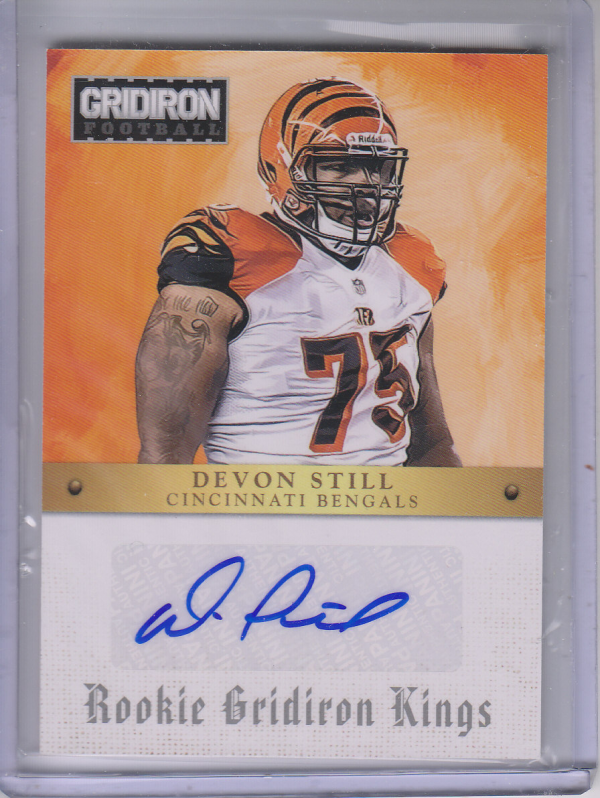 2012 Gridiron Rookie Gridiron Kings Autographs #25 Devon Still
