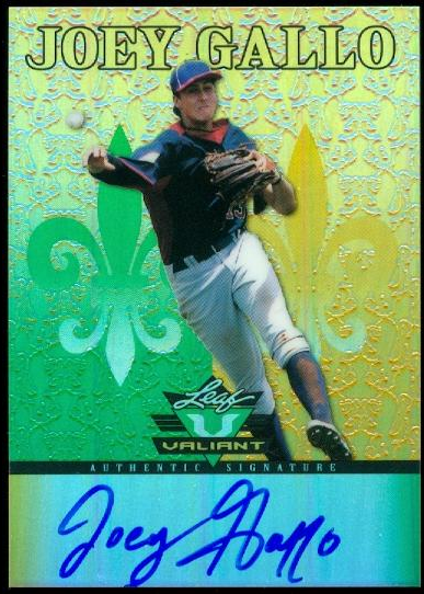 2012 Leaf Valiant Draft #JG1 Joey Gallo