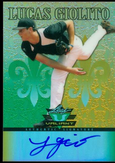 2012 Leaf Valiant Draft #LG1 Lucas Giolito