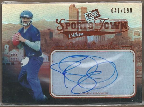 2012 Press Pass SportsTown #STBO Brock Osweiler/184*