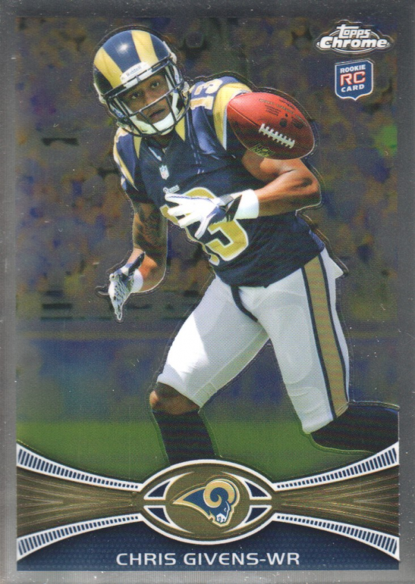 2012 Topps Chrome #142 Chris Givens RC