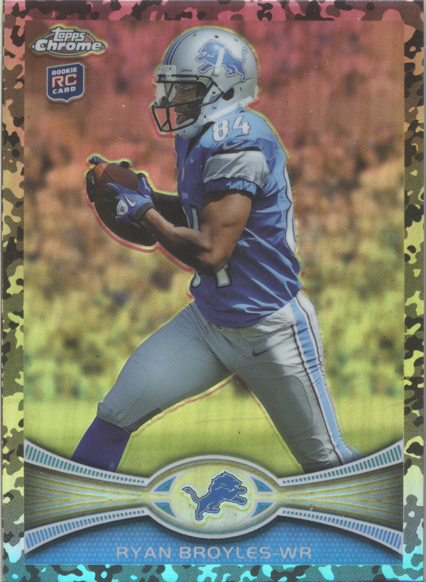 2012 Topps Chrome Camo Refractors #186 Ryan Broyles