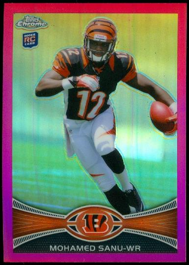 2012 Topps Chrome Pink Refractors #98 Mohamed Sanu
