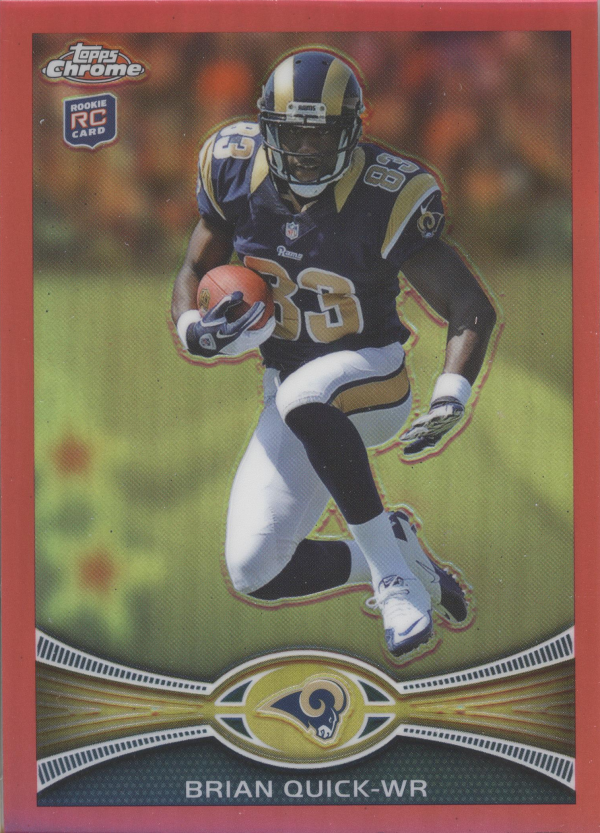 2012 Topps Chrome Pink Refractors #99 Brian Quick