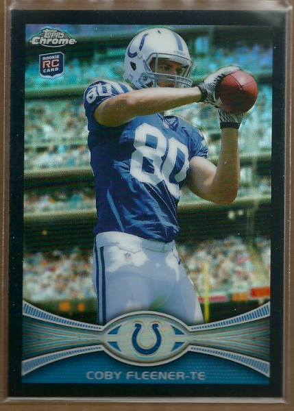 2012 Topps Chrome Black Refractors #209 Coby Fleener