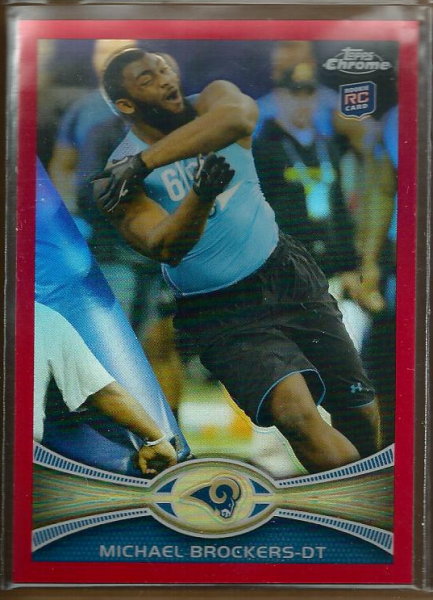 2012 Topps Chrome Red Refractors #57 Michael Brockers
