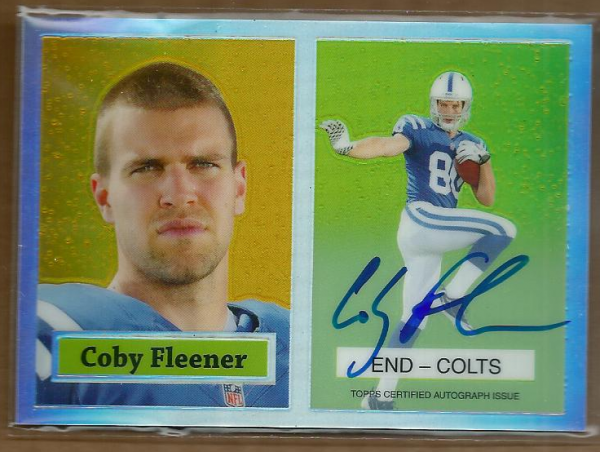 2012 Topps Chrome 1957 Refractors Autographs #20 Coby Fleener