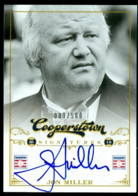 2012 Panini Cooperstown Signatures #92 Jon Miller/500