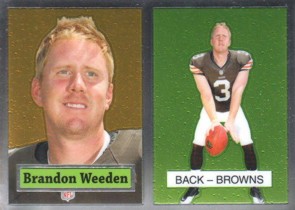 2012 Topps Chrome 1957 #18 Brandon Weeden