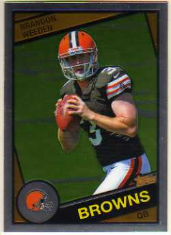 2012 Topps Chrome 1984 #5 Brandon Weeden