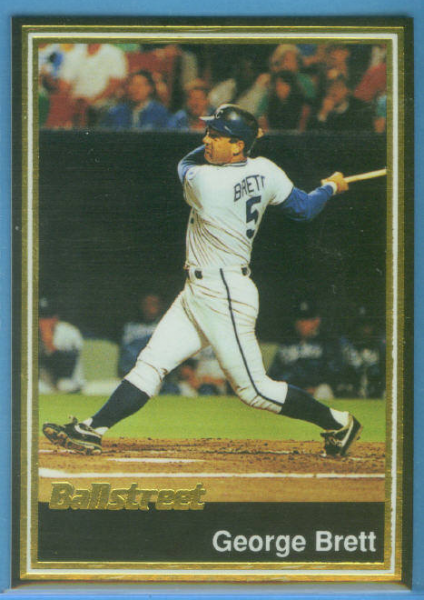 1991 Ballstreet News Gold Card #10 George Brett