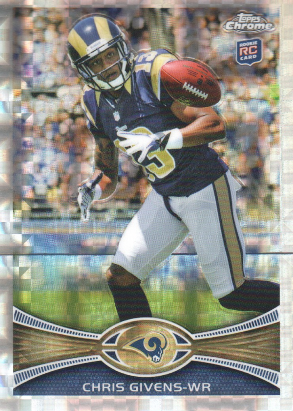 2012 Topps Chrome Xfractors #142 Chris Givens