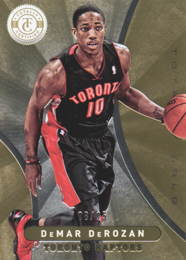 2012-13 Totally Certified Gold #55 DeMar DeRozan