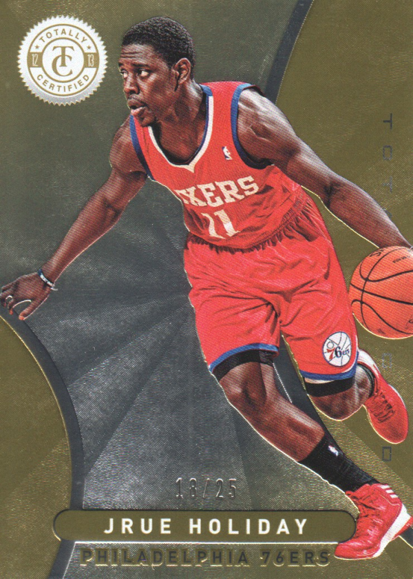 2012-13 Totally Certified Gold #104 Jrue Holiday