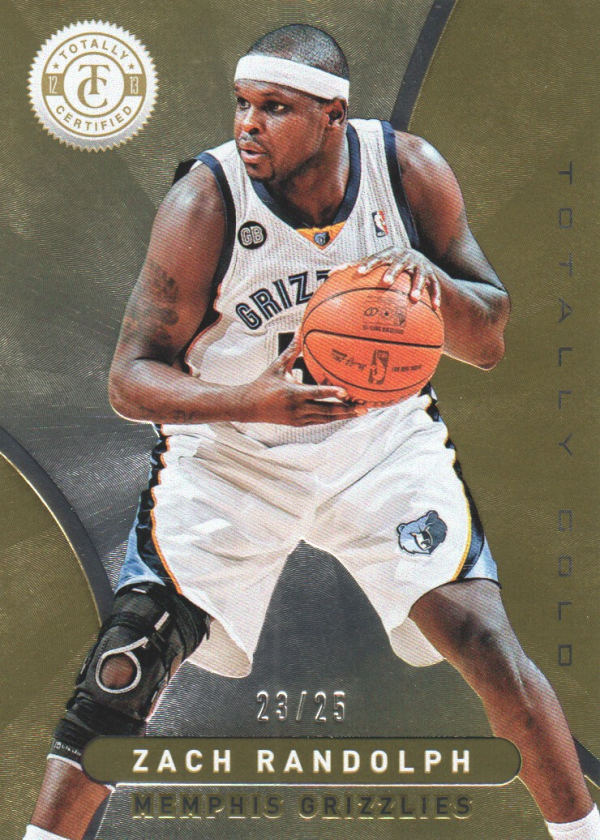 2012-13 Totally Certified Gold #167 Zach Randolph