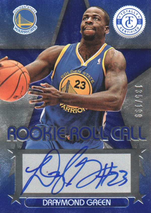 2012-13 Totally Certified Rookie Roll Call Autographs Blue #76 Draymond Green/199
