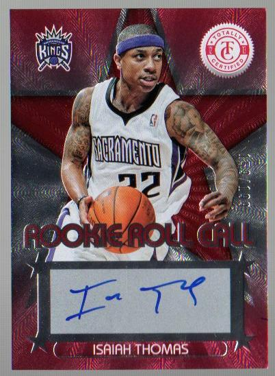 2012-13 Totally Certified Rookie Roll Call Autographs Red #10 Isaiah Thomas/199