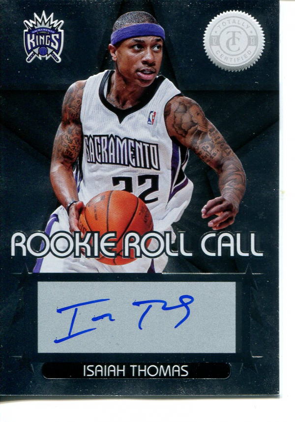 2012-13 Totally Certified Rookie Roll Call Autographs #10 Isaiah Thomas