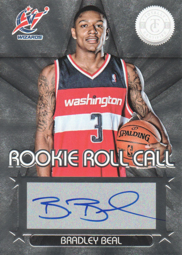 2012-13 Totally Certified Rookie Roll Call Autographs #15 Bradley Beal