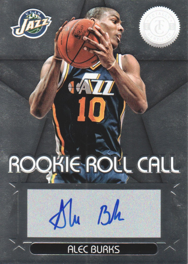 2012-13 Totally Certified Rookie Roll Call Autographs #29 Alec Burks