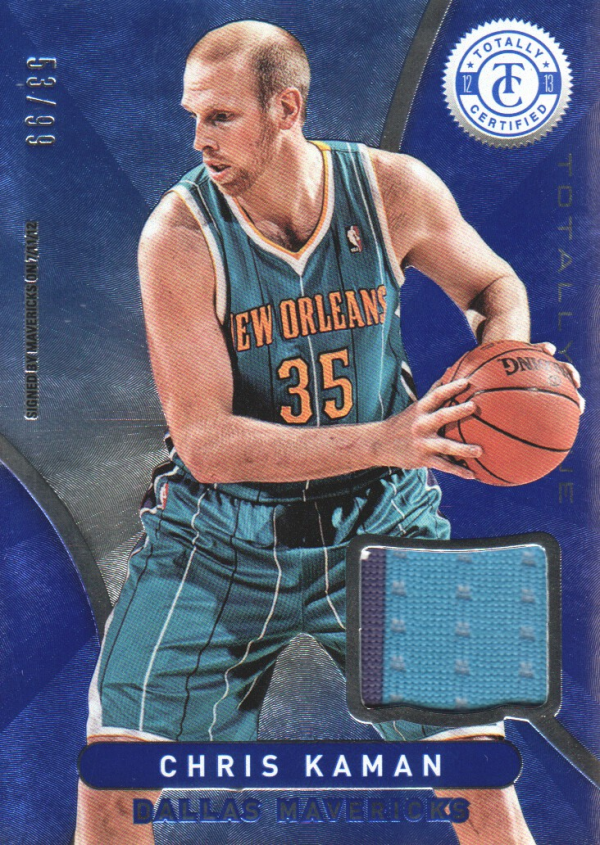2012-13 Totally Certified Blue Materials #12 Chris Kaman/99