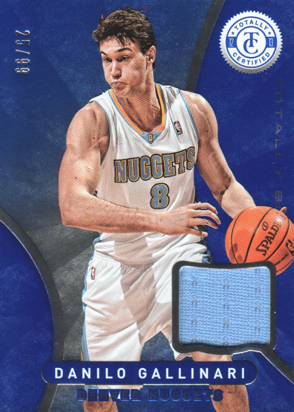 2012-13 Totally Certified Blue Materials #14 Danilo Gallinari/99