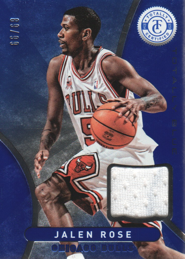 2012-13 Totally Certified Blue Materials #21 Jalen Rose/99