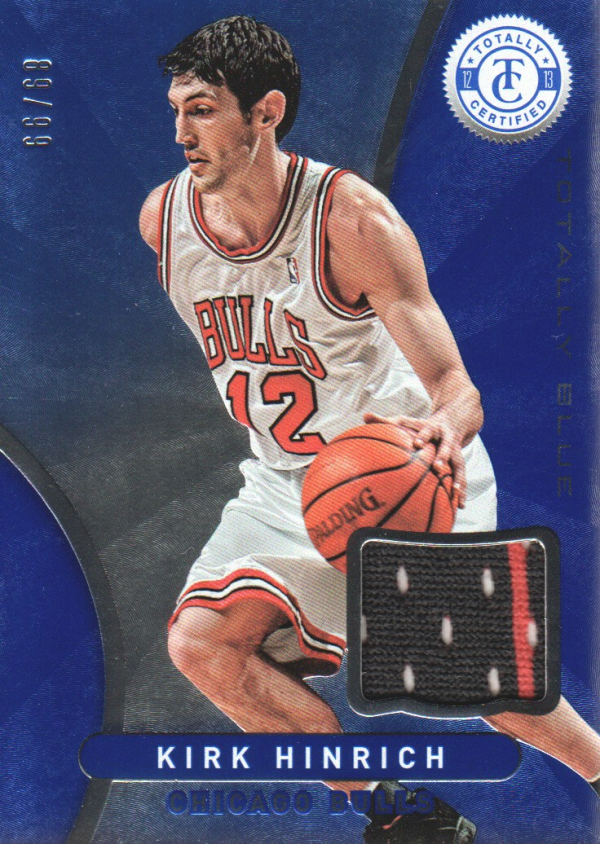 2012-13 Totally Certified Blue Materials #24 Kirk Hinrich/99