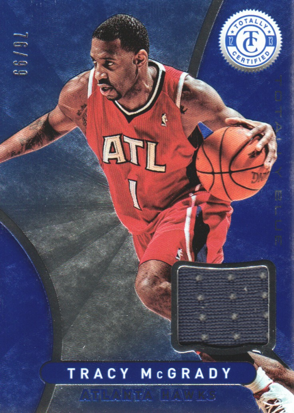 2012-13 Totally Certified Blue Materials #51 Tracy McGrady/99
