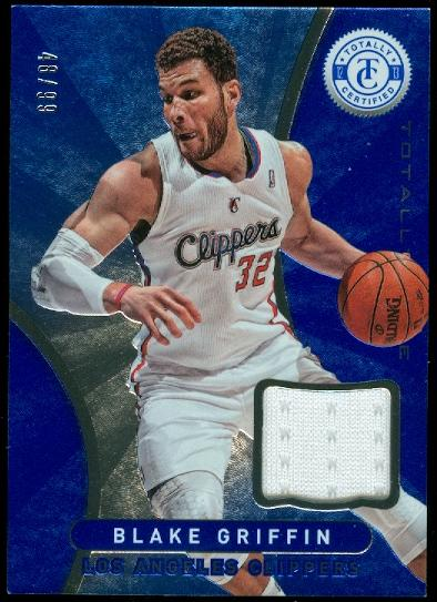 2012-13 Totally Certified Blue Materials #58 Blake Griffin/99