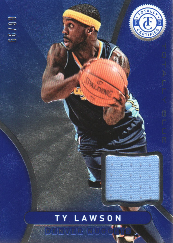 2012-13 Totally Certified Blue Materials #84 Ty Lawson/99