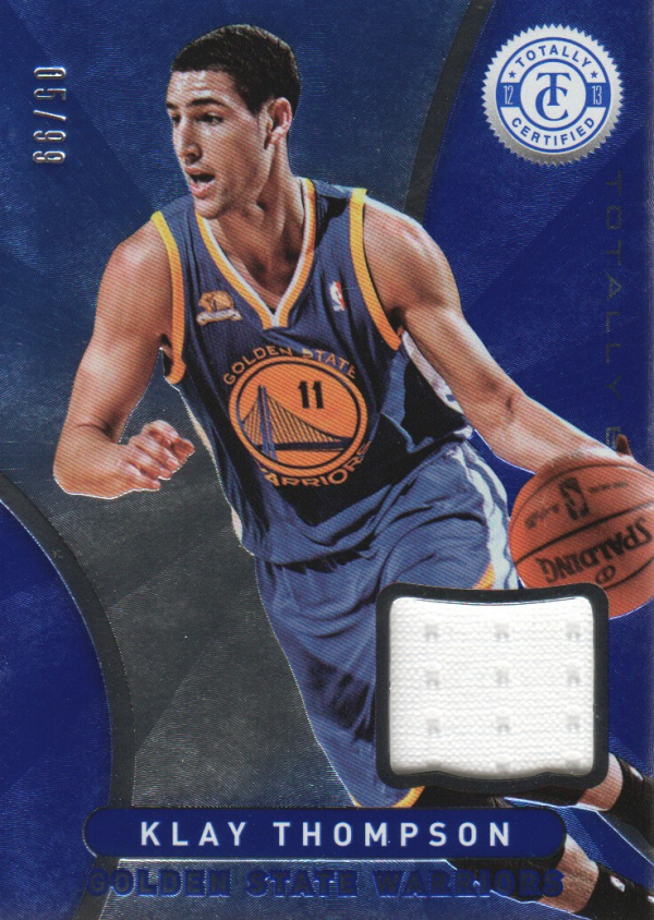 2012-13 Totally Certified Blue Materials #93 Klay Thompson/99