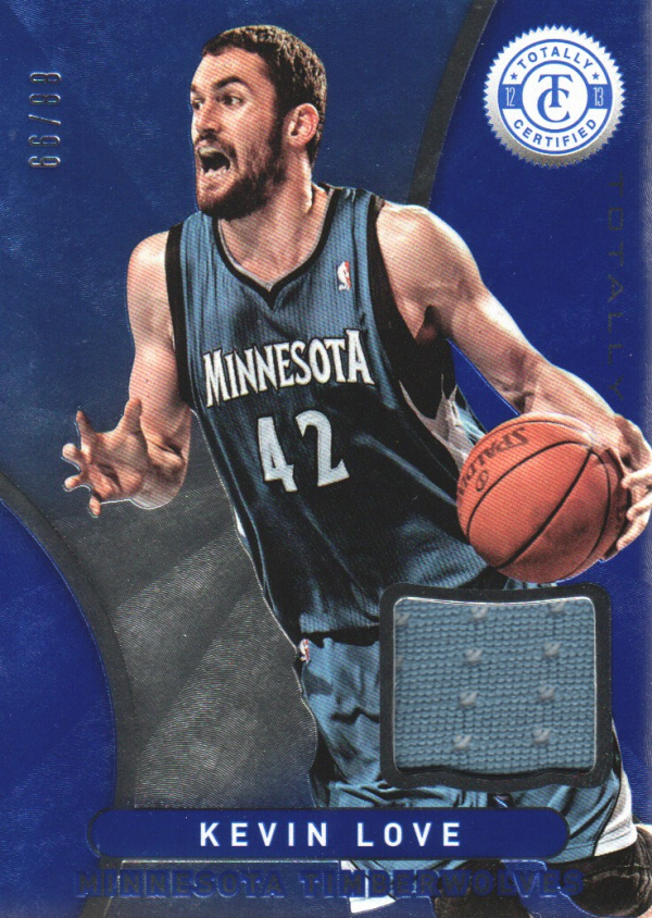 2012-13 Totally Certified Blue Materials #97 Kevin Love/99