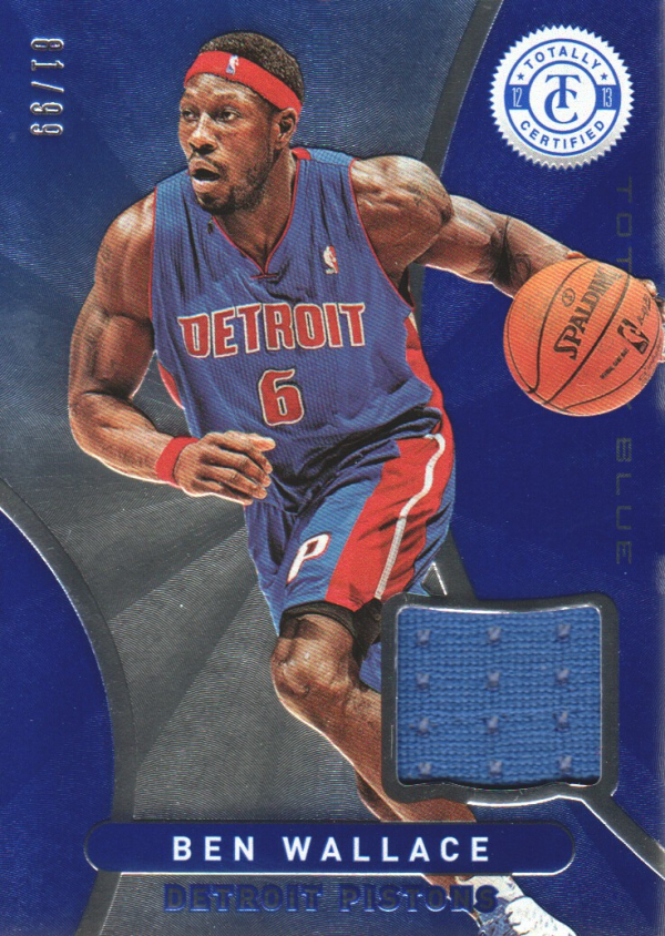 2012-13 Totally Certified Blue Materials #118 Ben Wallace/99