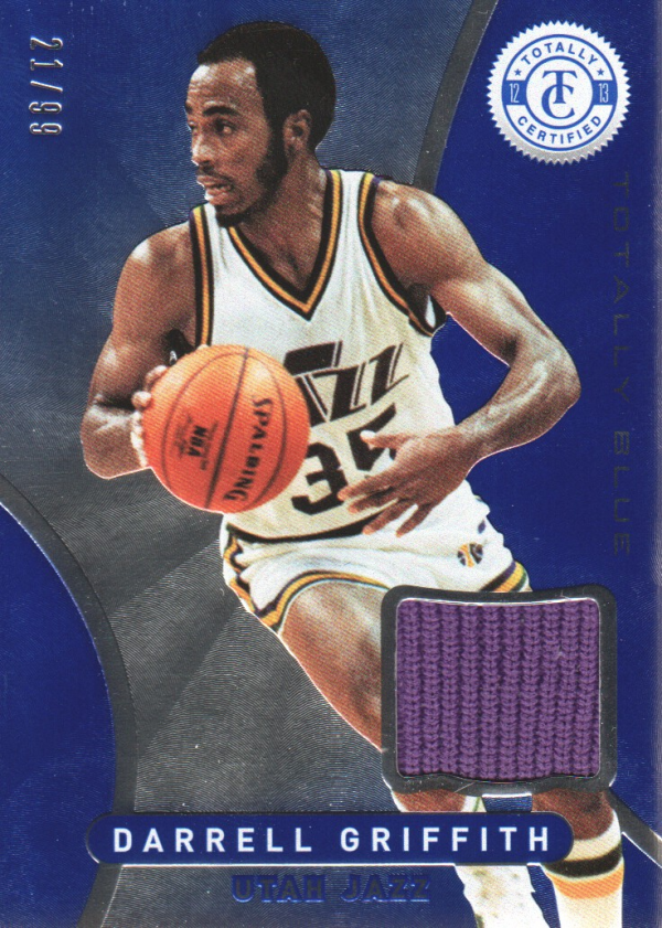 2012-13 Totally Certified Blue Materials #147 Darrell Griffith/99