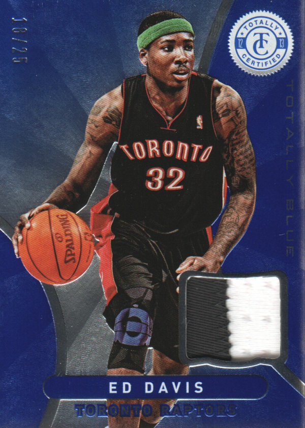 2012-13 Totally Certified Blue Materials Prime #149 Ed Davis/25