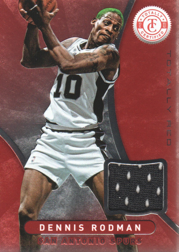2012-13 Totally Certified Red Materials #62 Dennis Rodman