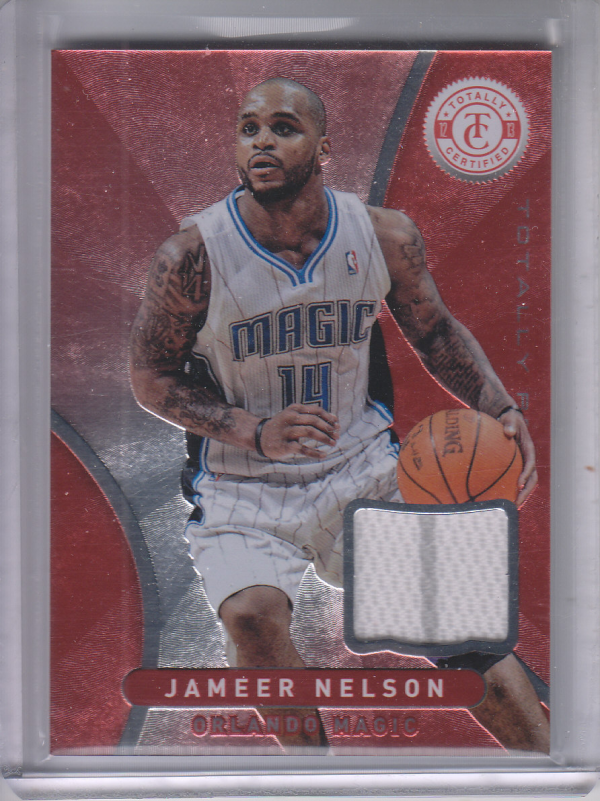2012-13 Totally Certified Red Materials #68 Jameer Nelson