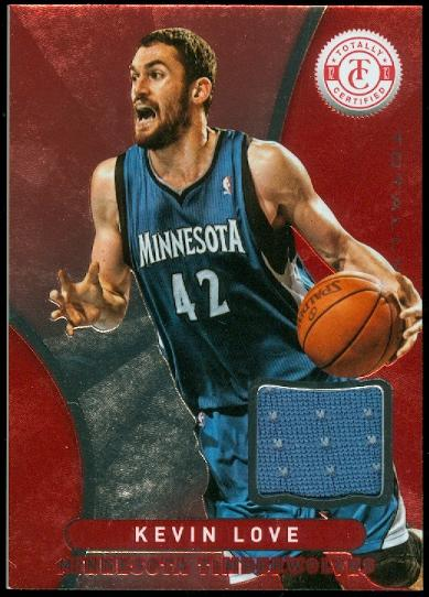 2012-13 Totally Certified Red Materials #97 Kevin Love