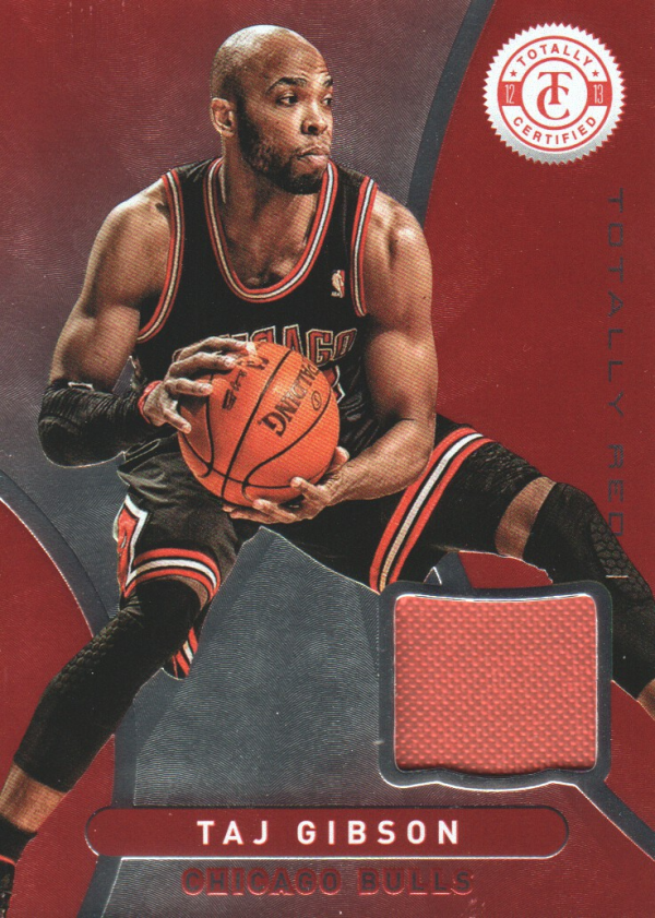 2012-13 Totally Certified Red Materials #102 Taj Gibson
