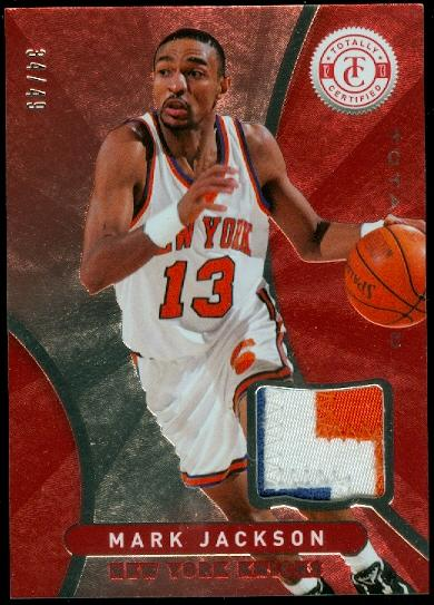 2012-13 Totally Certified Red Materials Prime #99 Mark Jackson