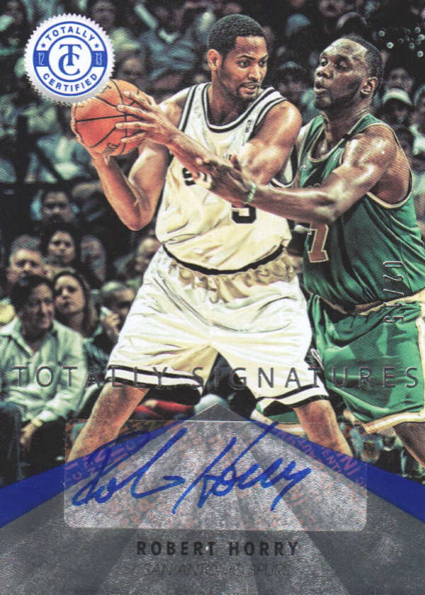 2012-13 Totally Certified Blue Autographs #100 Robert Horry