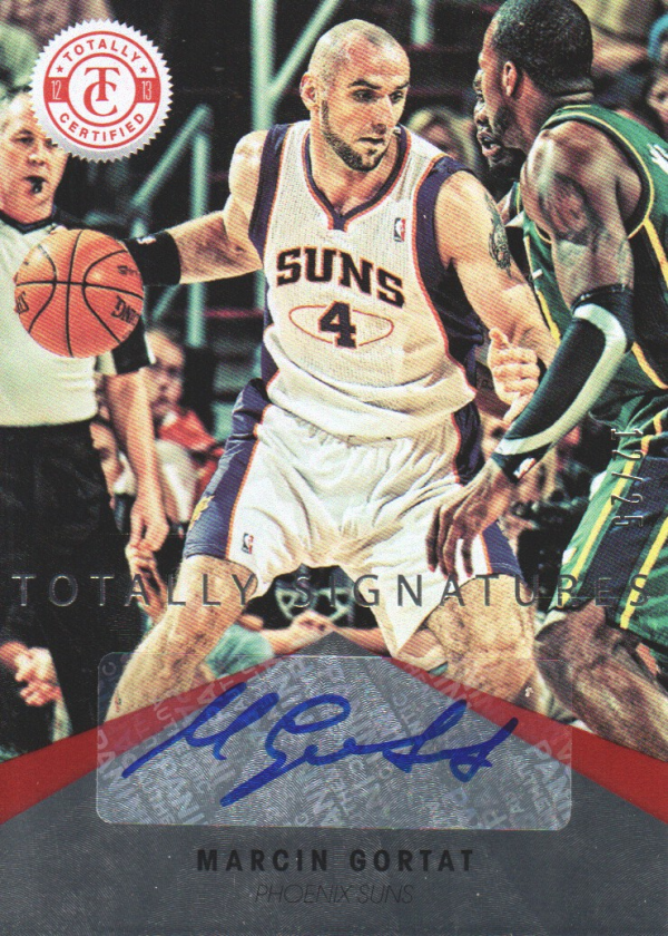 2012-13 Totally Certified Red Autographs #69 Marcin Gortat
