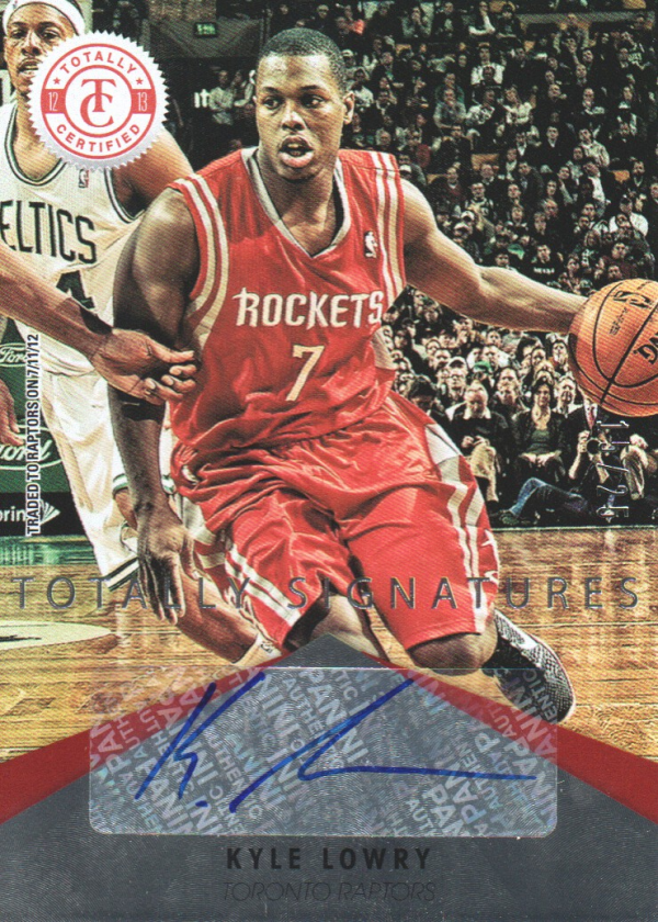 2012-13 Totally Certified Red Autographs #70 Kyle Lowry