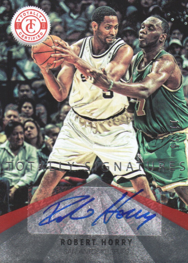 2012-13 Totally Certified Red Autographs #100 Robert Horry