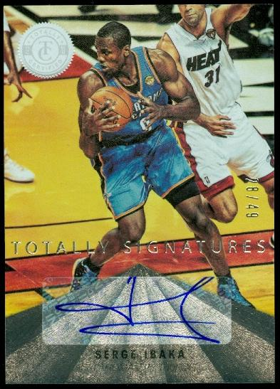 2012-13 Totally Certified Autographs #31 Serge Ibaka/49