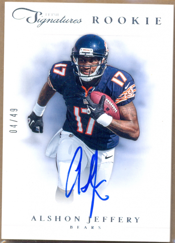 2012 Prime Signatures Autographs Silver #242 Alshon Jeffery/49