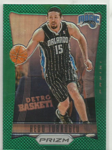 2012-13 Panini Prizm Prizms Green #108 Hedo Turkoglu
