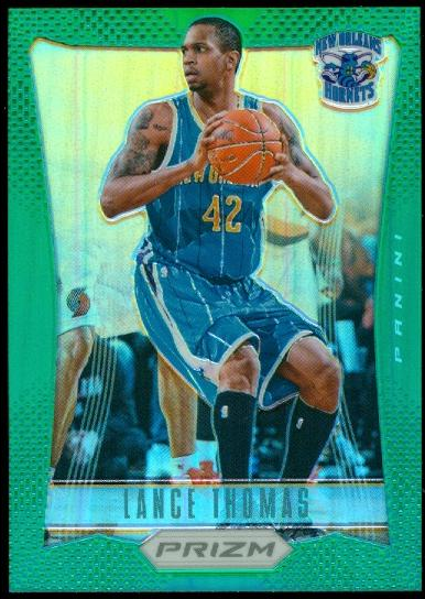 2012-13 Panini Prizm Prizms Green #272 Lance Thomas